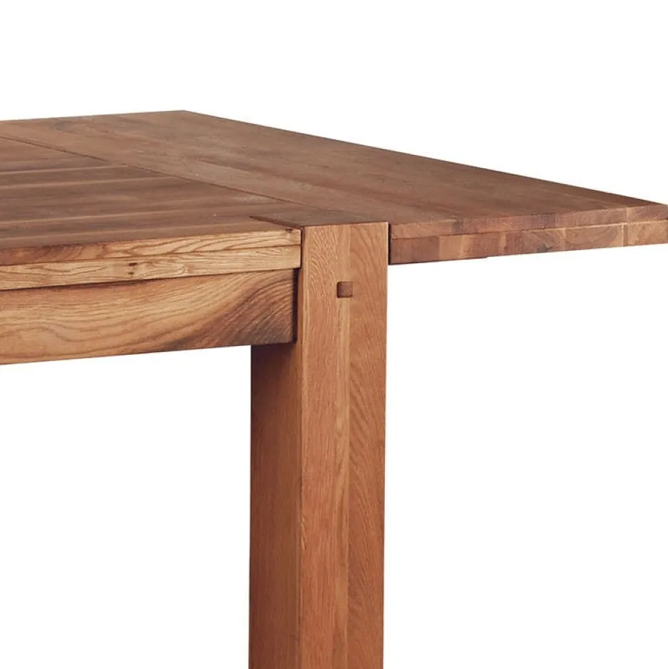 Allonge 40cm Chêne huilé pour table carrée 120cm FJORD