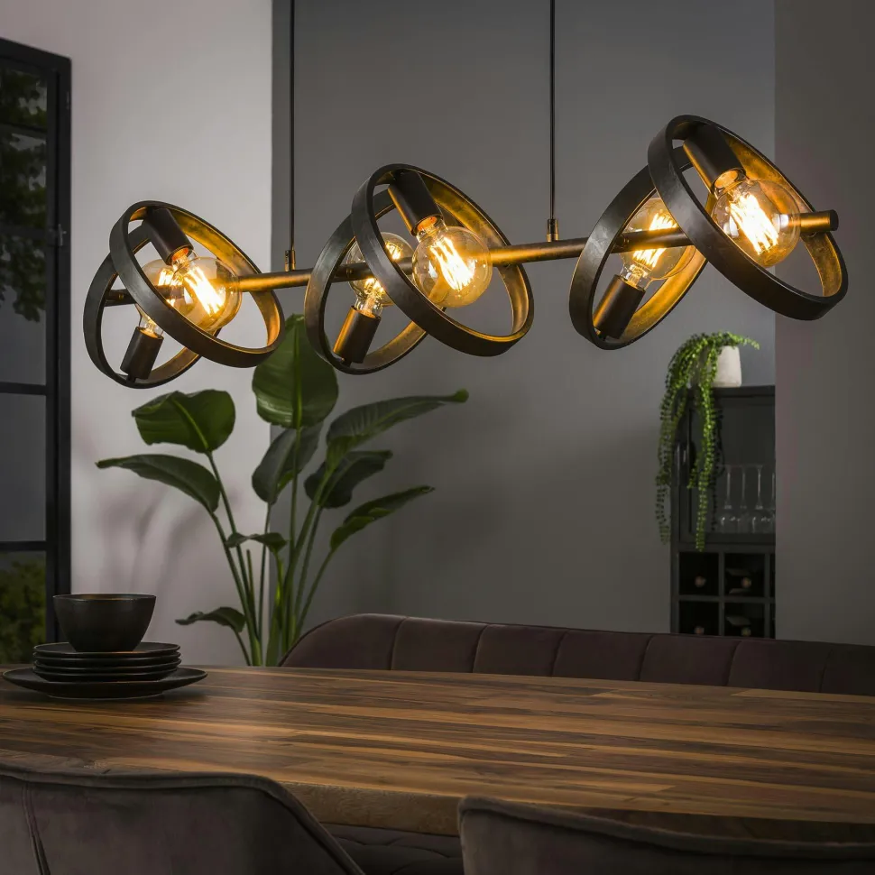 Ampoule globe 9,5 cm ambré LED filament lumière chaude (E27)