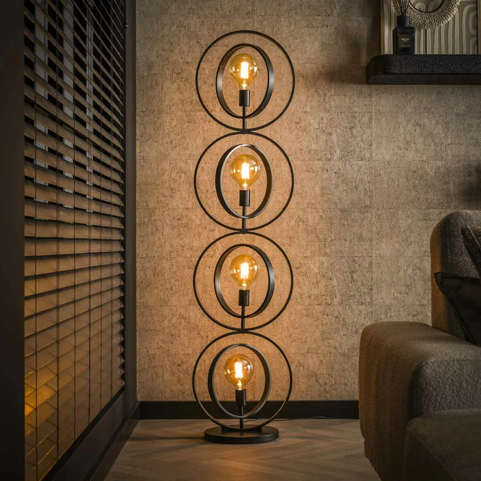Ampoule globe 12,5 cm ambré LED filament lumière chaude (E27)