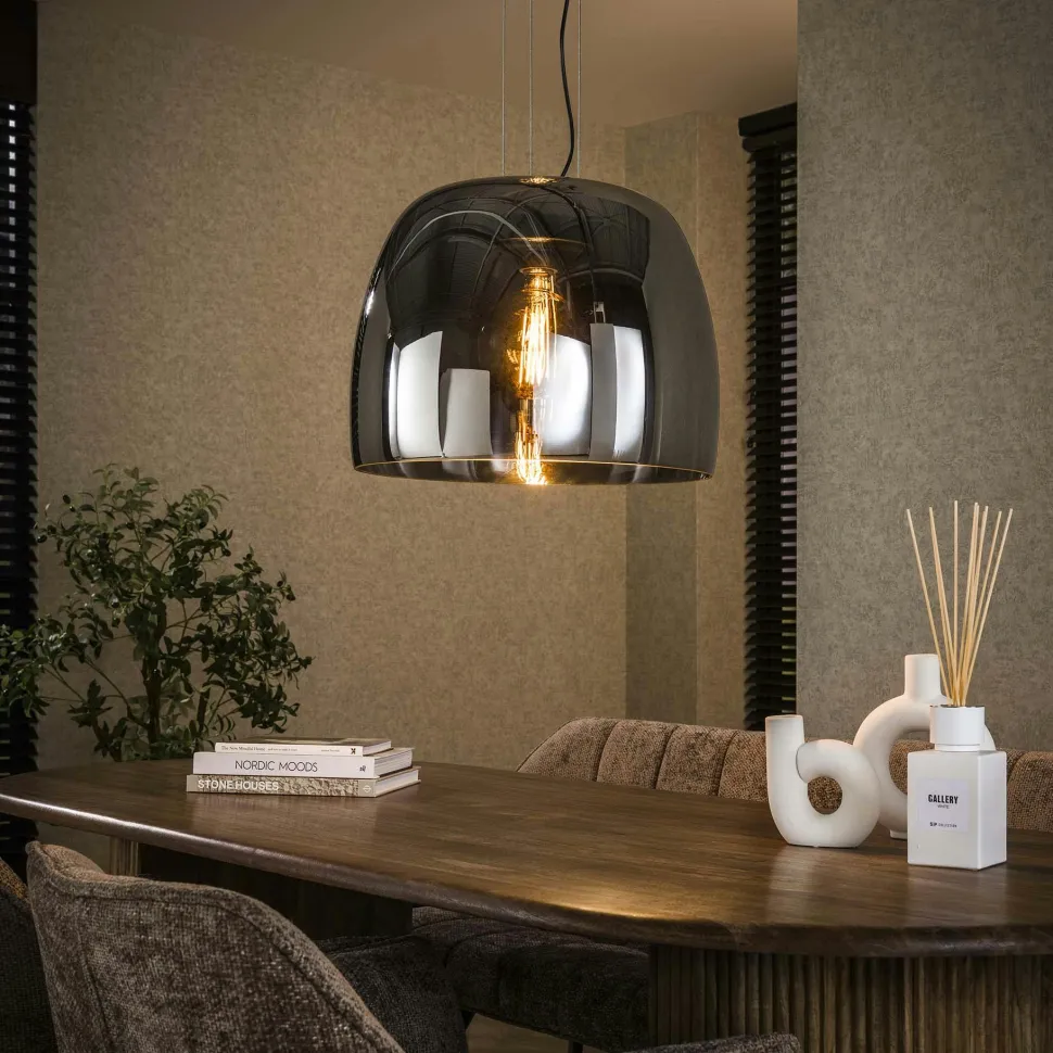 Ampoule globe 15 cm ambrée LED filament lumière chaude (E27)
