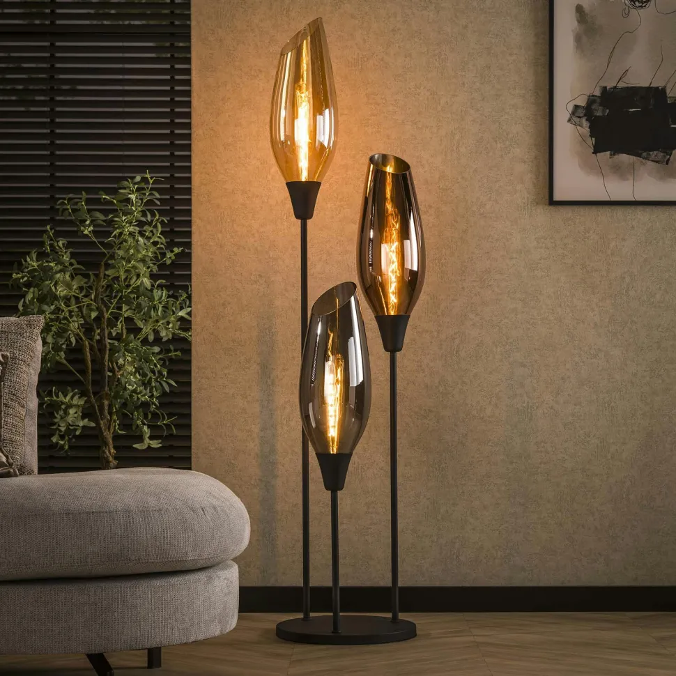 Ampoule tube 30 cm ambré LED filament lumière chaude (E27)