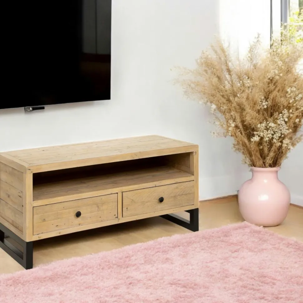 Banc de table en bois recyclé 140 cm AUCKLAND
