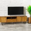 Banc tv en bois de teck recyclé DEPOK