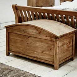 Bout de lit coffre en bois recyclé BELFAST