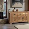 Buffet 3 portes chêne massif 150cm FJORD