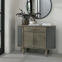Buffet 2 portes en bois avec accordéon HOUSTON