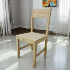 Buffet 2 portes hévéa 110x45x90cm TESSA