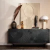 Buffet design avec plateau en céramique blanche GIULIA