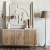 Buffet moderne en marbre et bois MASSA