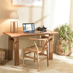 Bureau / Console en bois de teck recyclé 140 x 60 SWING