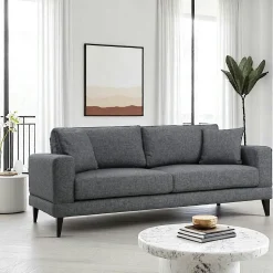 Canapé 2 places gris - style contemporain VENCE