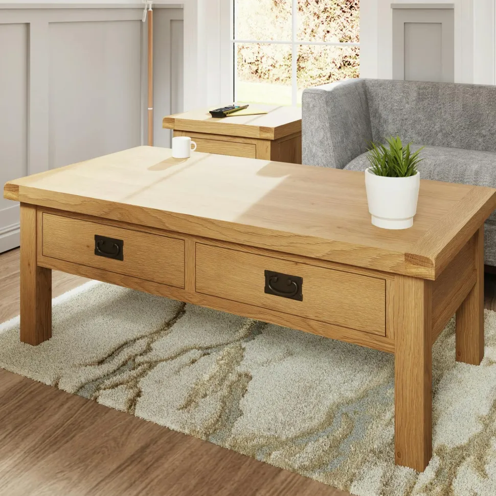 Canapé convertible en bois recyclé coussins taupe DENVER