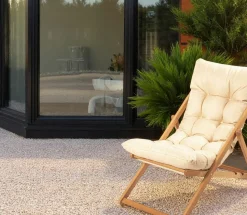 Chilienne bleue confort - pliante, inclinable SORA