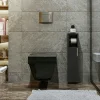Colonne WC anthracite 1 porte et dérouleur papier MARFA