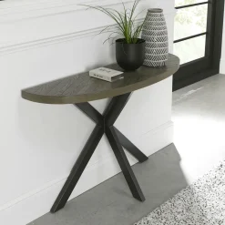 Console d'entrée en marqueterie de chêne ARLINGTON