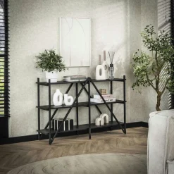 Etagère de salon moderne 3 plateaux RALF