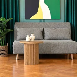 Fauteuil convertible gris BERLIN