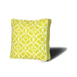 Galette de chaise rembourrée – jaune, motif oriental IZMIR