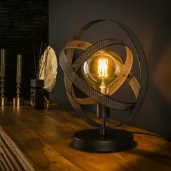 Lampe à poser industrielle forme globe RALF