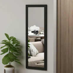 Miroir rectangulaire mural avec cadre blanc 105 cm CODY