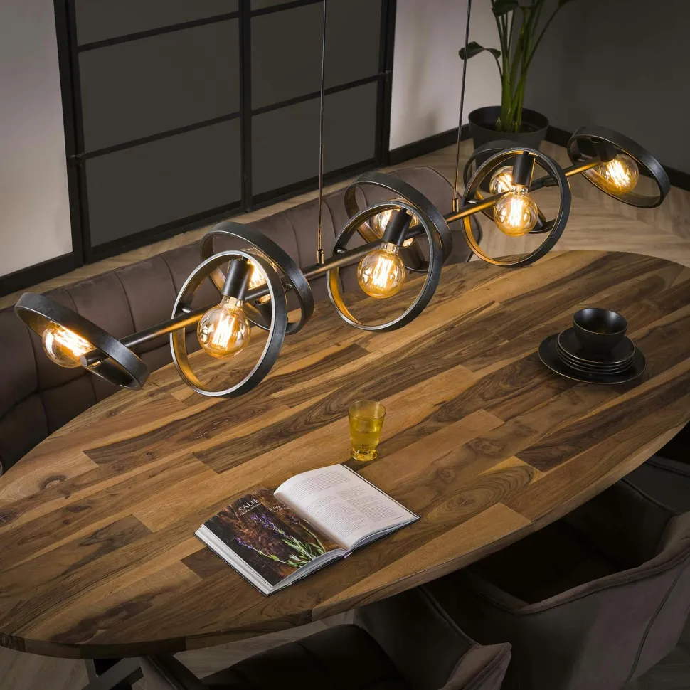 Plafonnier design 2 anneaux RALF