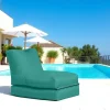 Pouf bain de soleil extérieur turquoise ARTA