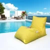 Pouf bain de soleil XXL imperméable – jaune ARTA