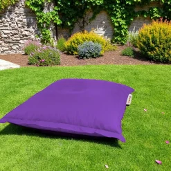 Pouf coussin de sol extérieur violet - 100 cm ARTA