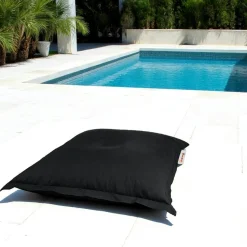 Pouf coussin de sol extérieur gris - 100 cm ARTA