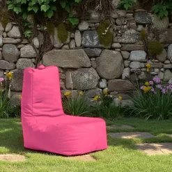 Pouf poire bleu foncé avec poches latérales ARTA