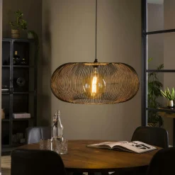 Suspension contemporaine 4 lampes style disques RALF