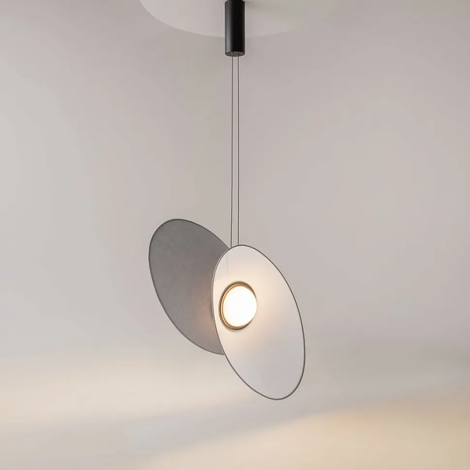 Suspension design LED – abat-jour diabolo bleu JUNO
