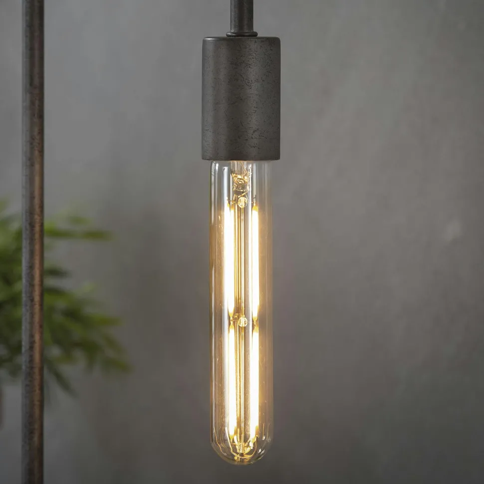 Suspension en bois ajourée 4 lampes LUCKNOW