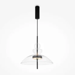 Suspension LED moderne - verre silhouette dôme NORA