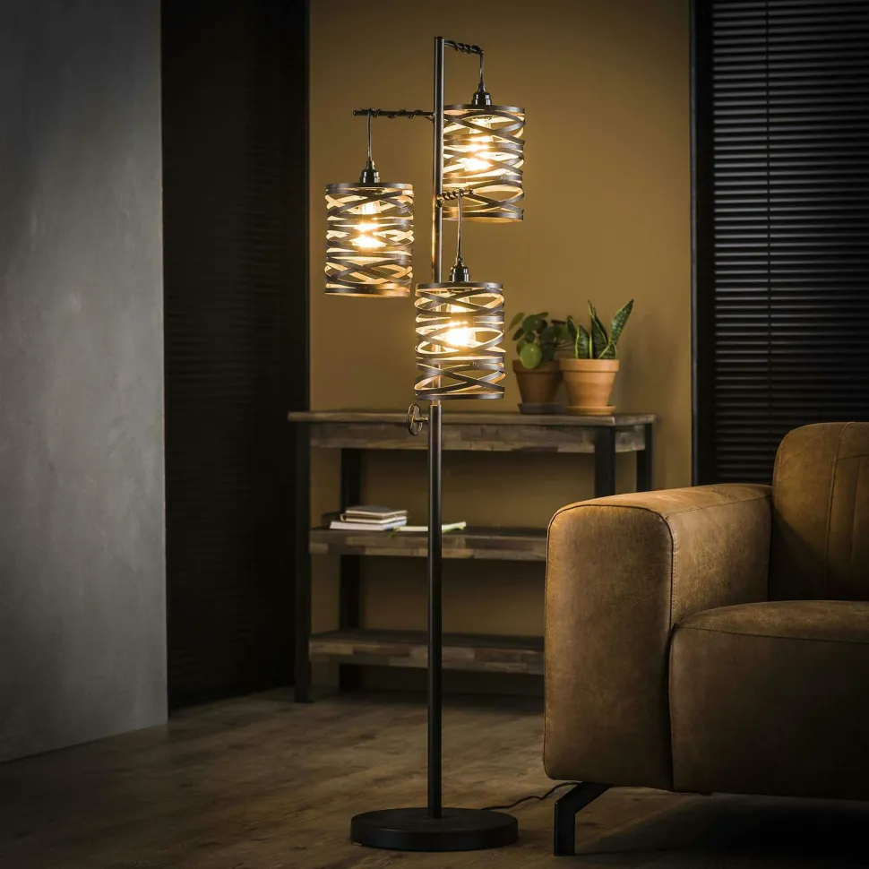 Suspension moderne goutte 5 lampes ajourées RALF