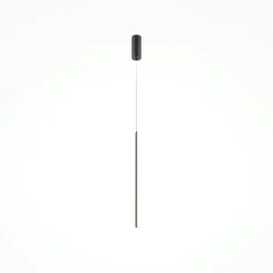 Suspension noire LED – 1 barre verticale design SALEM