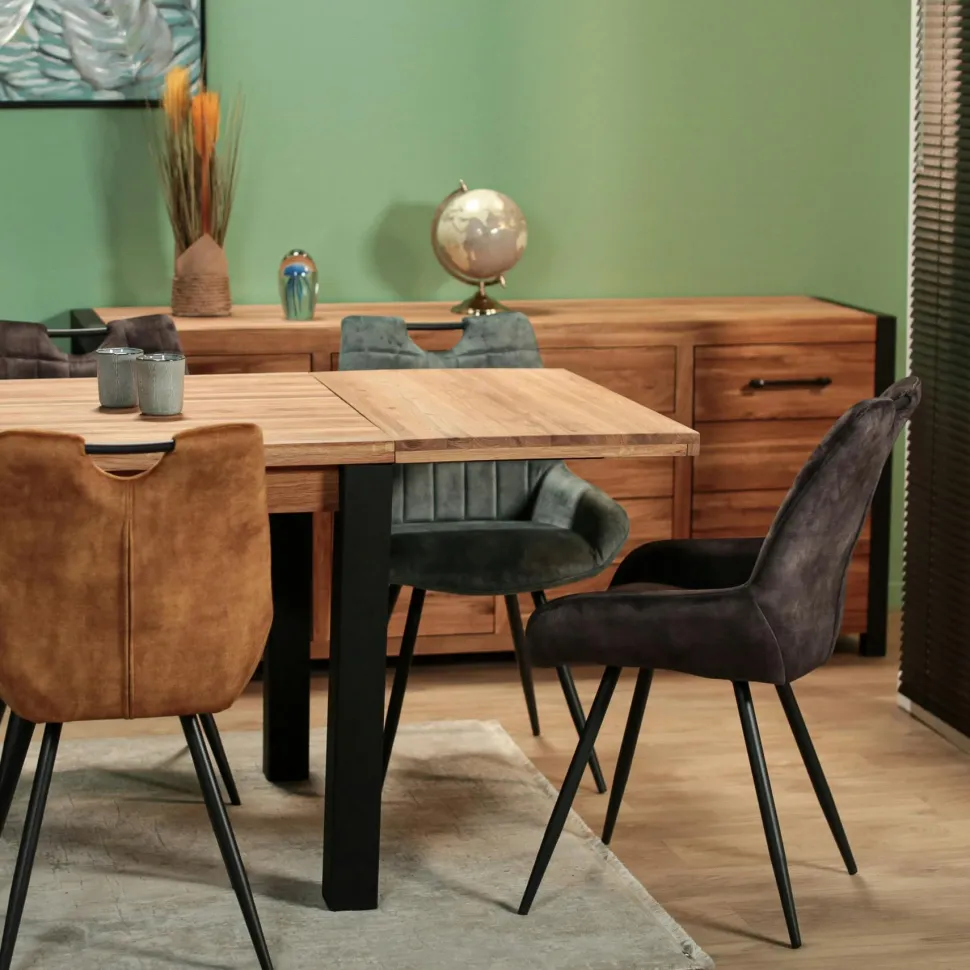 Table à manger en chêne huilé 150 cm FERSCOTT 2