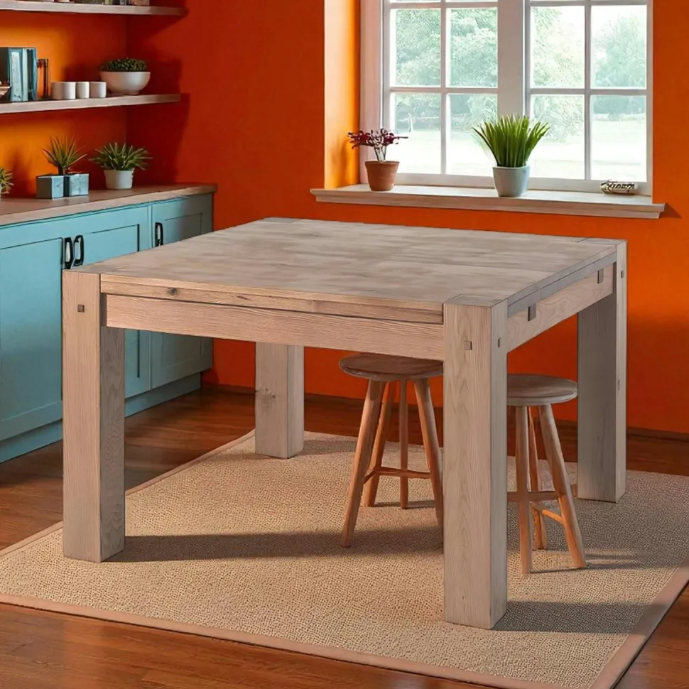 Table à manger extensible bois de chêne 150-250 FJORD