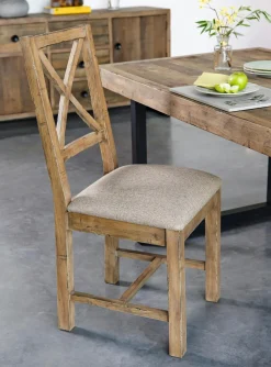 Table à manger extensible bois recyclé 140-180 BRISBANE