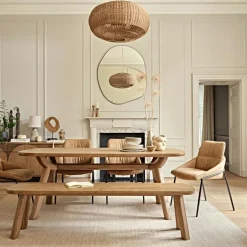 Table à manger moderne en chêne 240 cm KYOTO