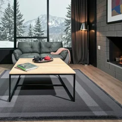 Table basse carrée en chêne massif huilé 100 X 100 PALERME