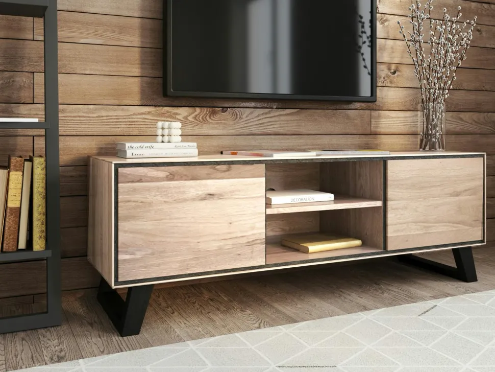 Table basse carrée en chêne massif huilé 100 X 100 PALERME