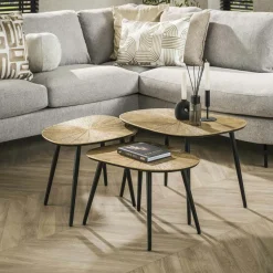 Table basse organique, forme carrée RALF