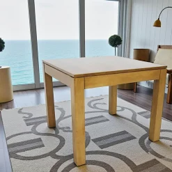 Table de repas Hévéa 80x80x74cm GALA