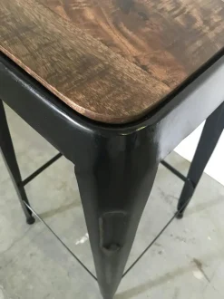 Tabouret de bar bleu (lot de 2) LEEDS