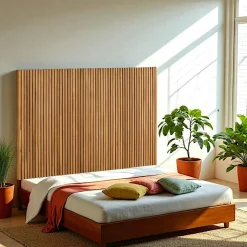 Tête de lit moderne bois – structure baguette, 165 cm IENA