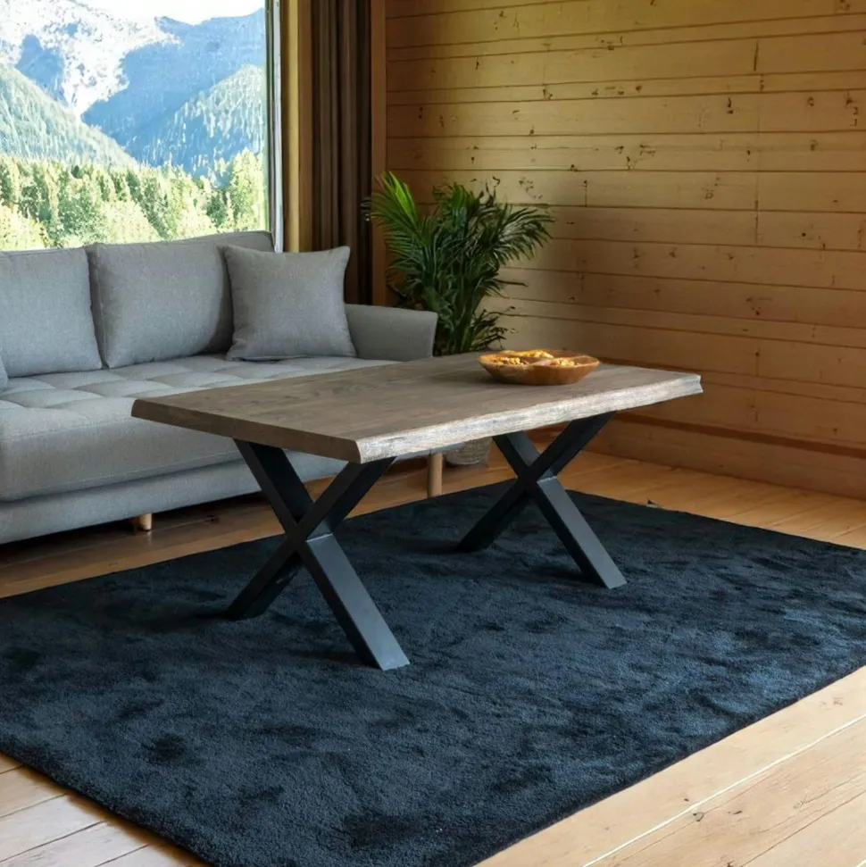 Valet de chambre double - bois marron, vide-poches SITIA